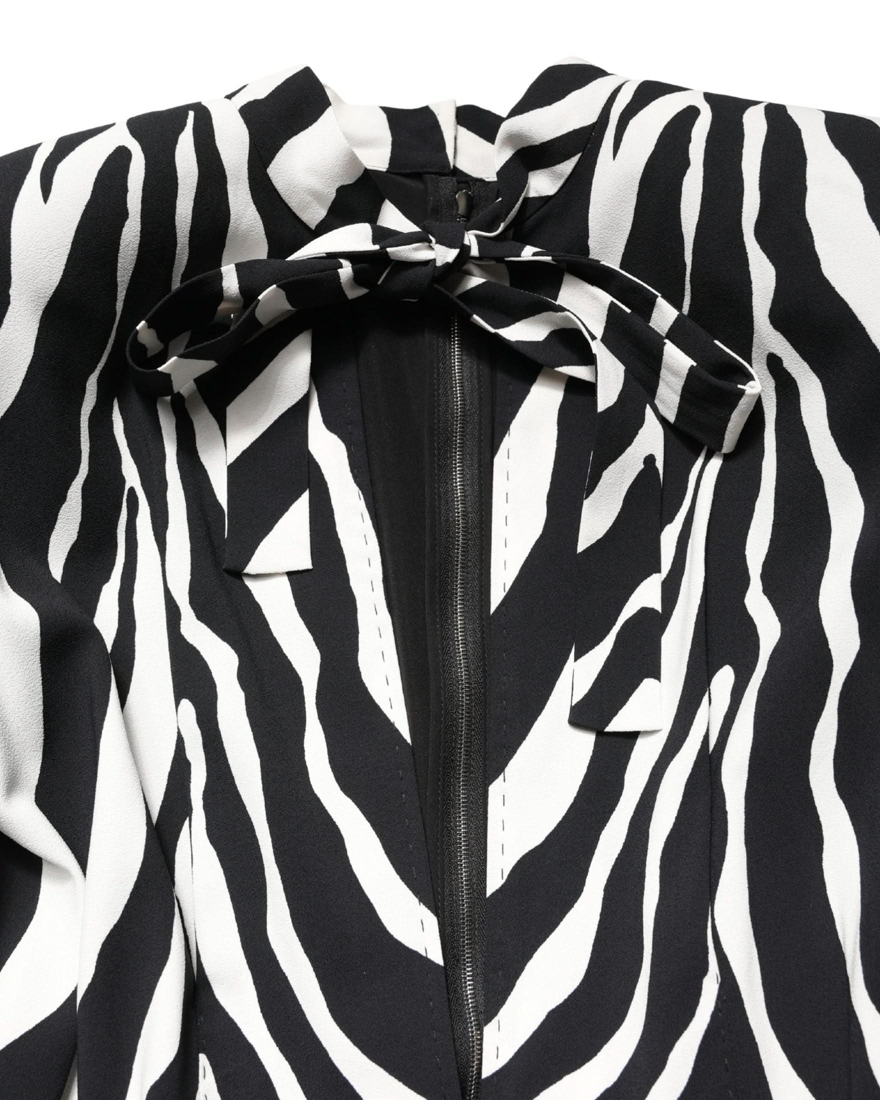 Dolce & Gabbana Viscose Zebra Pattern Jumpsuit Glam Steals