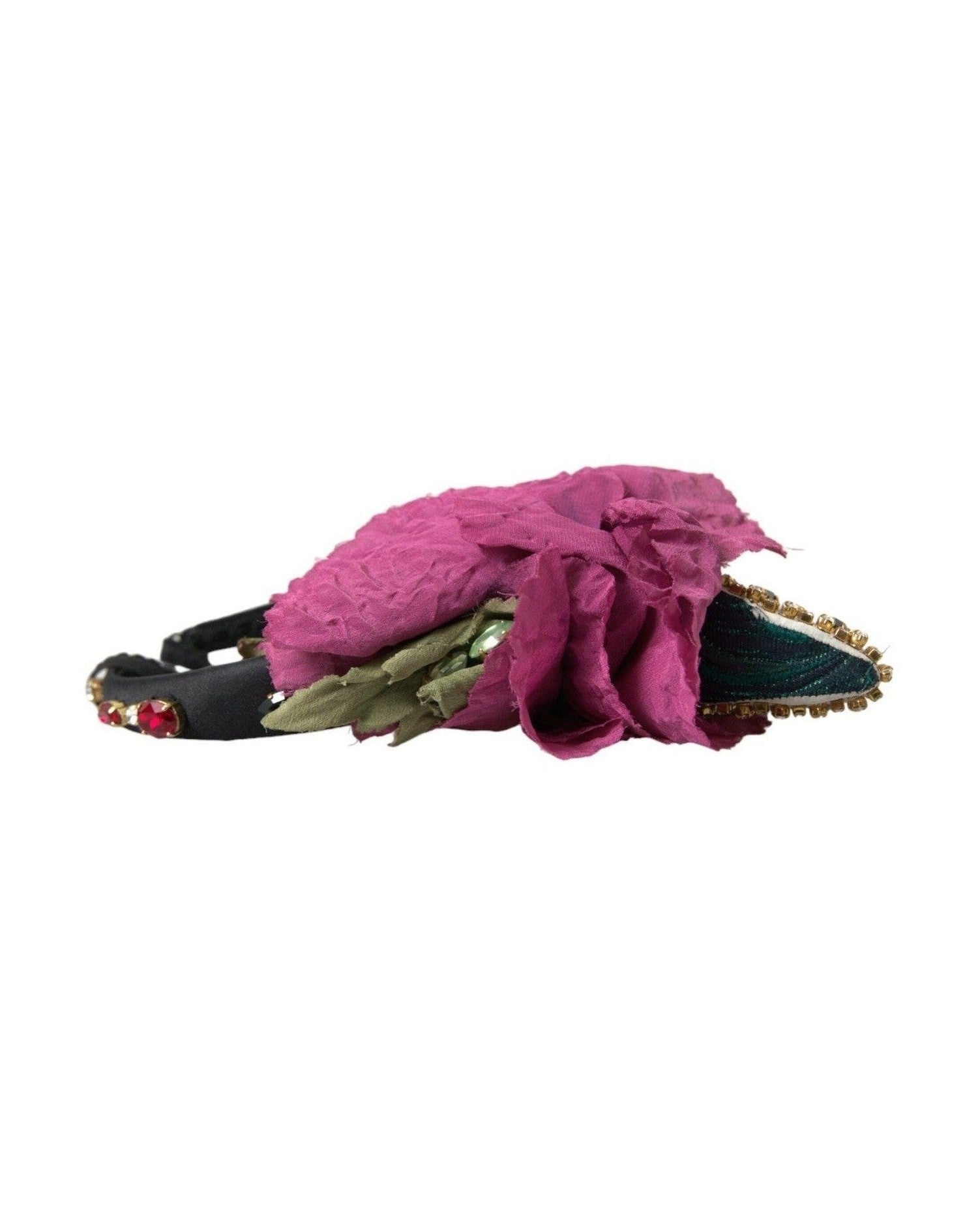 Dolce & Gabbana Watermelon Cherry Crystal Hairband Statement Red Diadem Glam Steals
