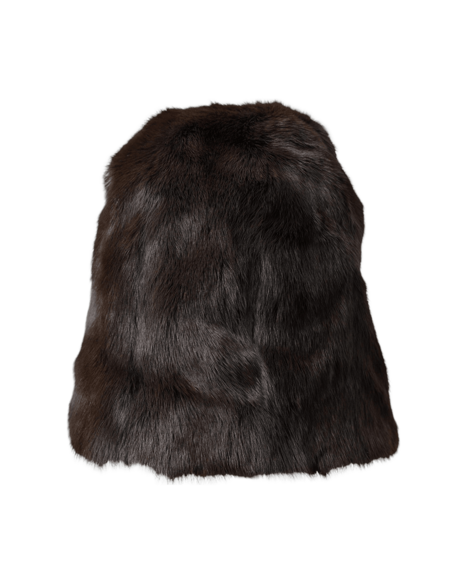 Dolce & Gabbana Weasel Fur Womens Cashmere Hat Brown Beanie Glam Steals