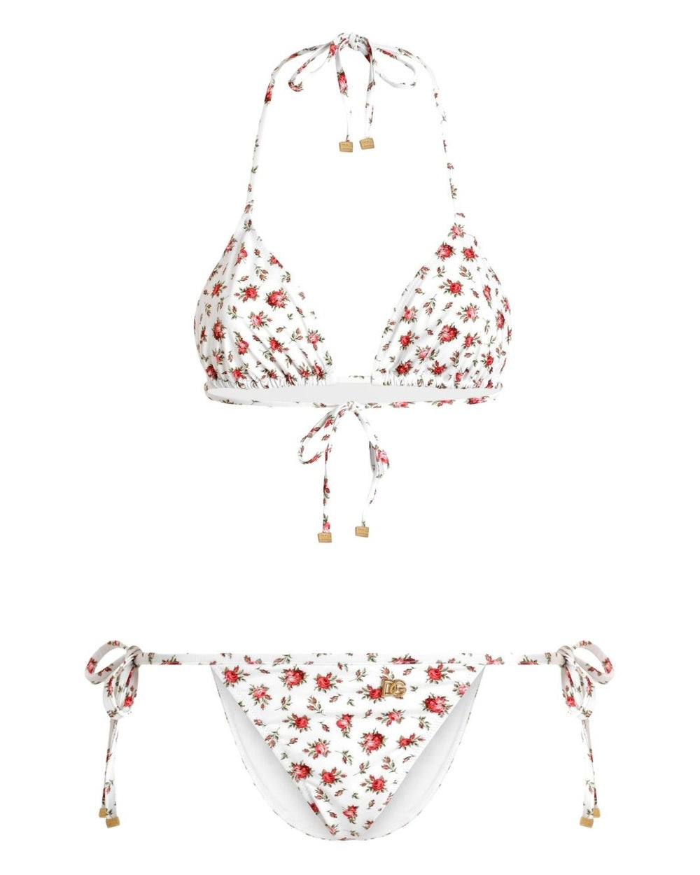 Dolce & Gabbana White Classic Bikinis Beachwear & underwear