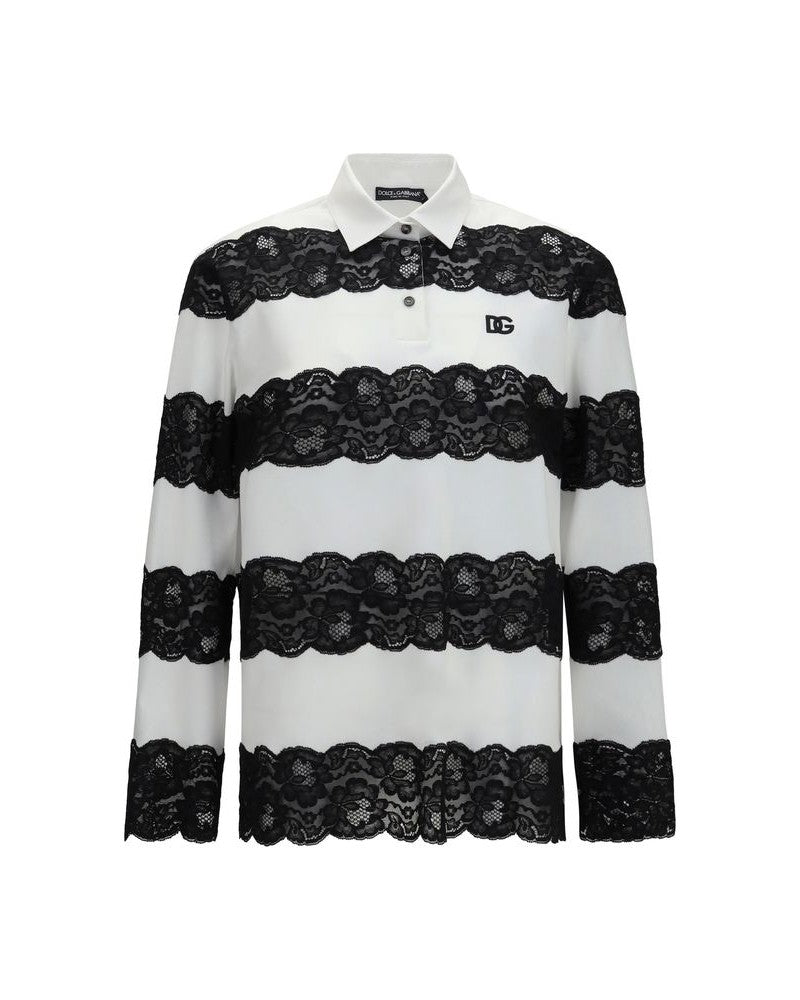 Dolce & Gabbana White Cotton Polo Shirt Glam Steals