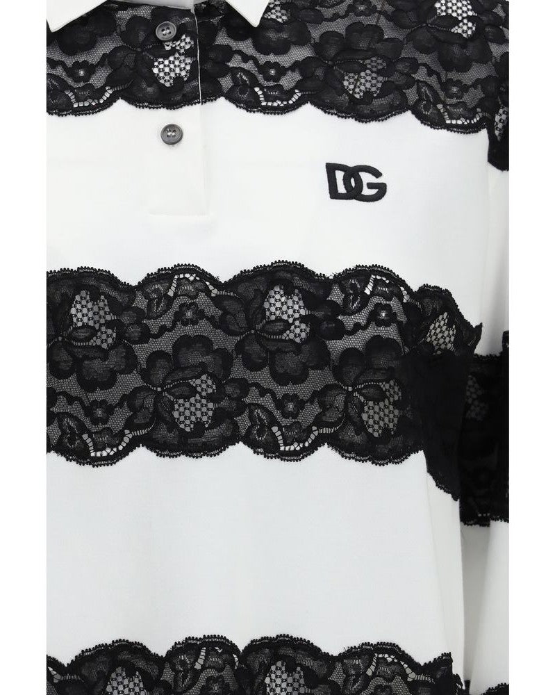 Dolce & Gabbana White Cotton Polo Shirt Glam Steals