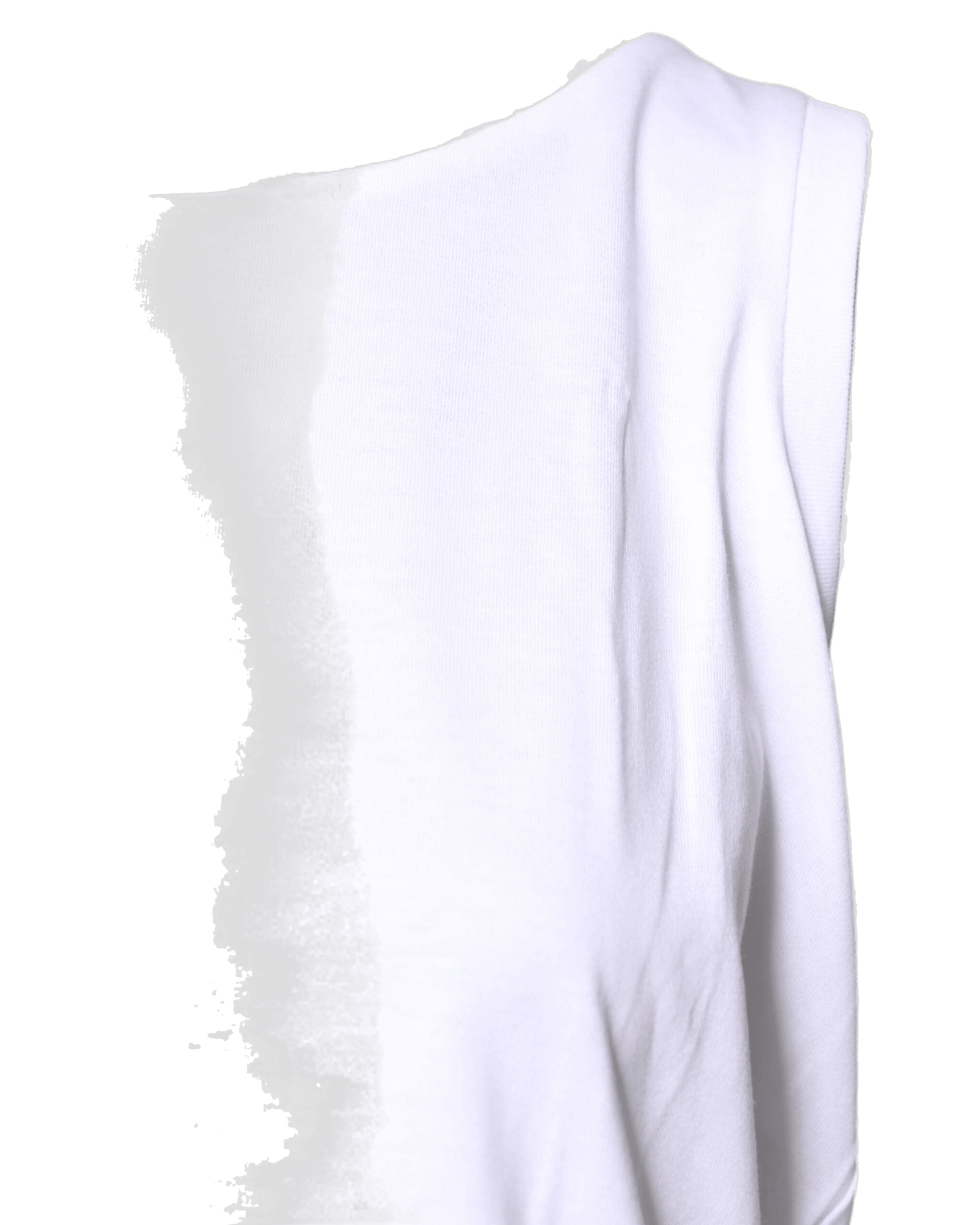 Dolce & Gabbana White Cotton Sleeveless Crew Neck T-shirt Glam Steals
