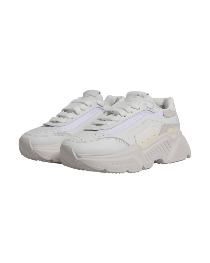 Dolce & Gabbana White Daymaster Low Top Sneakers Shoes Sneakers