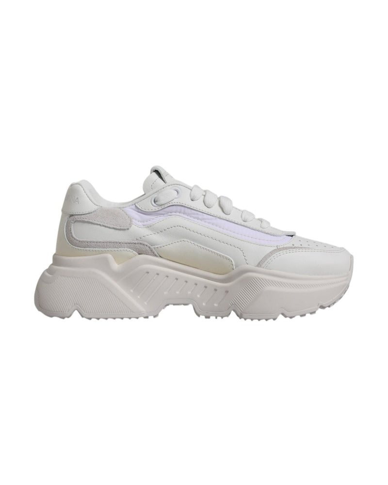 Dolce & Gabbana White Daymaster Low Top Sneakers Shoes Sneakers