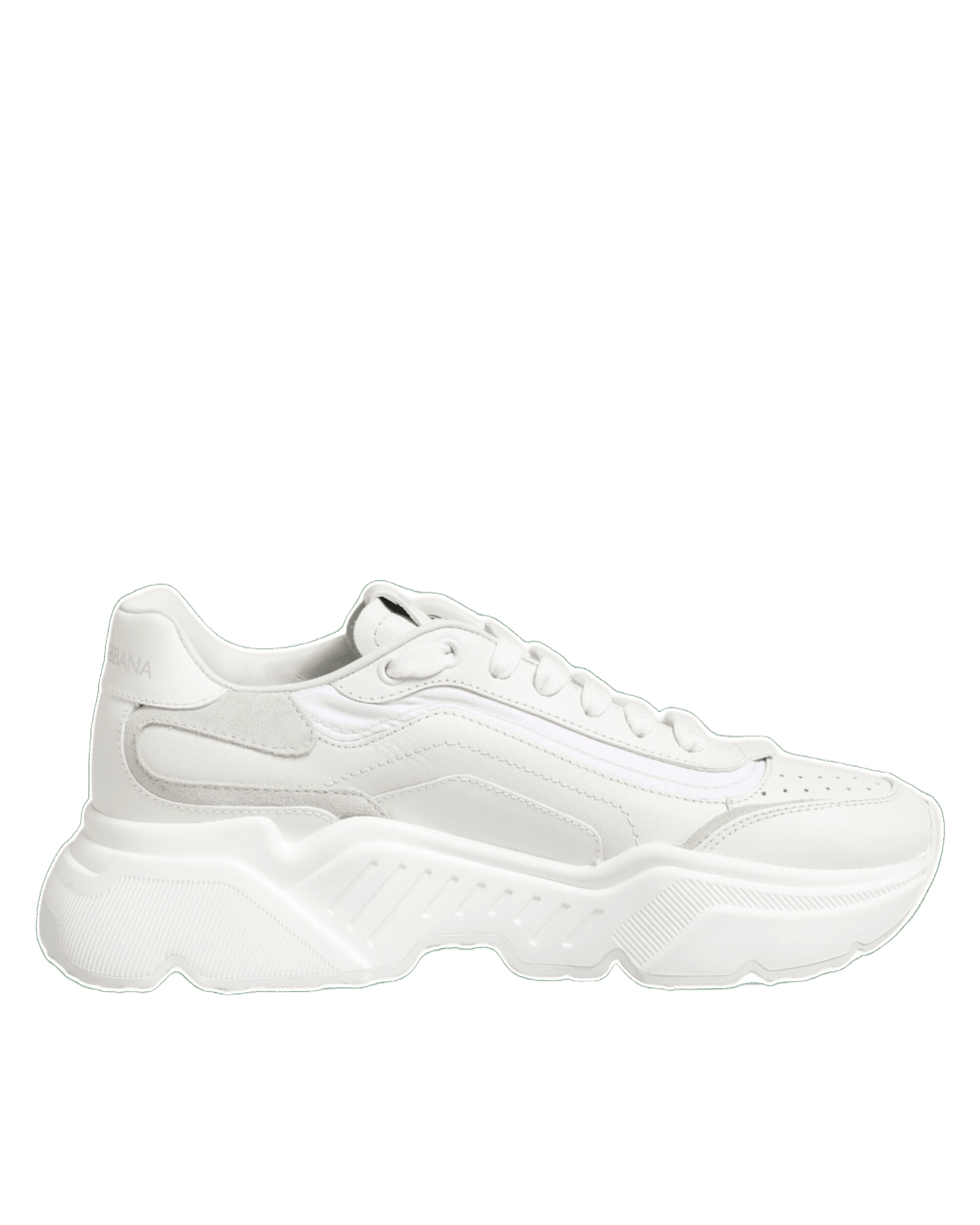 Dolce & Gabbana White Leather Daymaster Low Top Sneakers Shoes Glam Steals