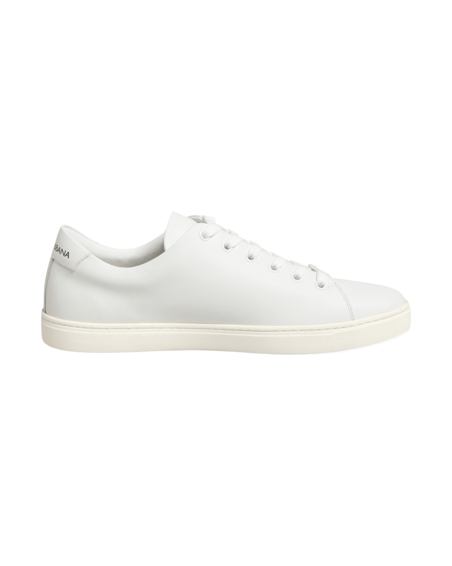 Dolce & Gabbana White Leather Sacre Heart Patch Sneakers Shoes Glam Steals