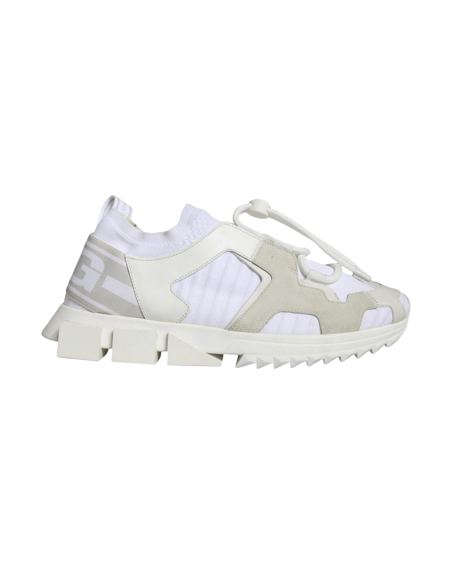 Dolce & Gabbana White Mesh Sorrento Trekking Sneakers Shoes Glam Steals