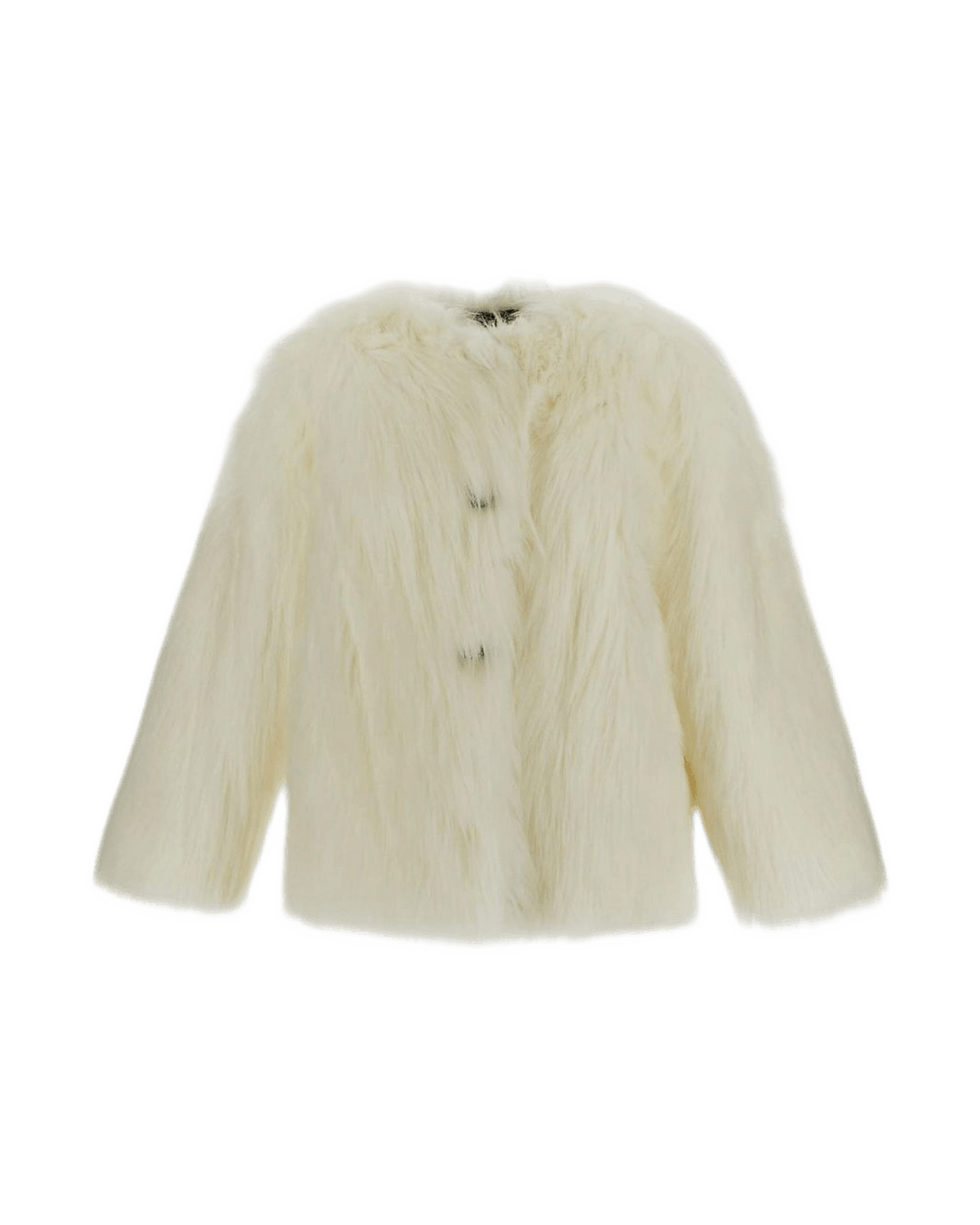 Dolce & Gabbana White Modacrylic Jacket Coat Glam Steals