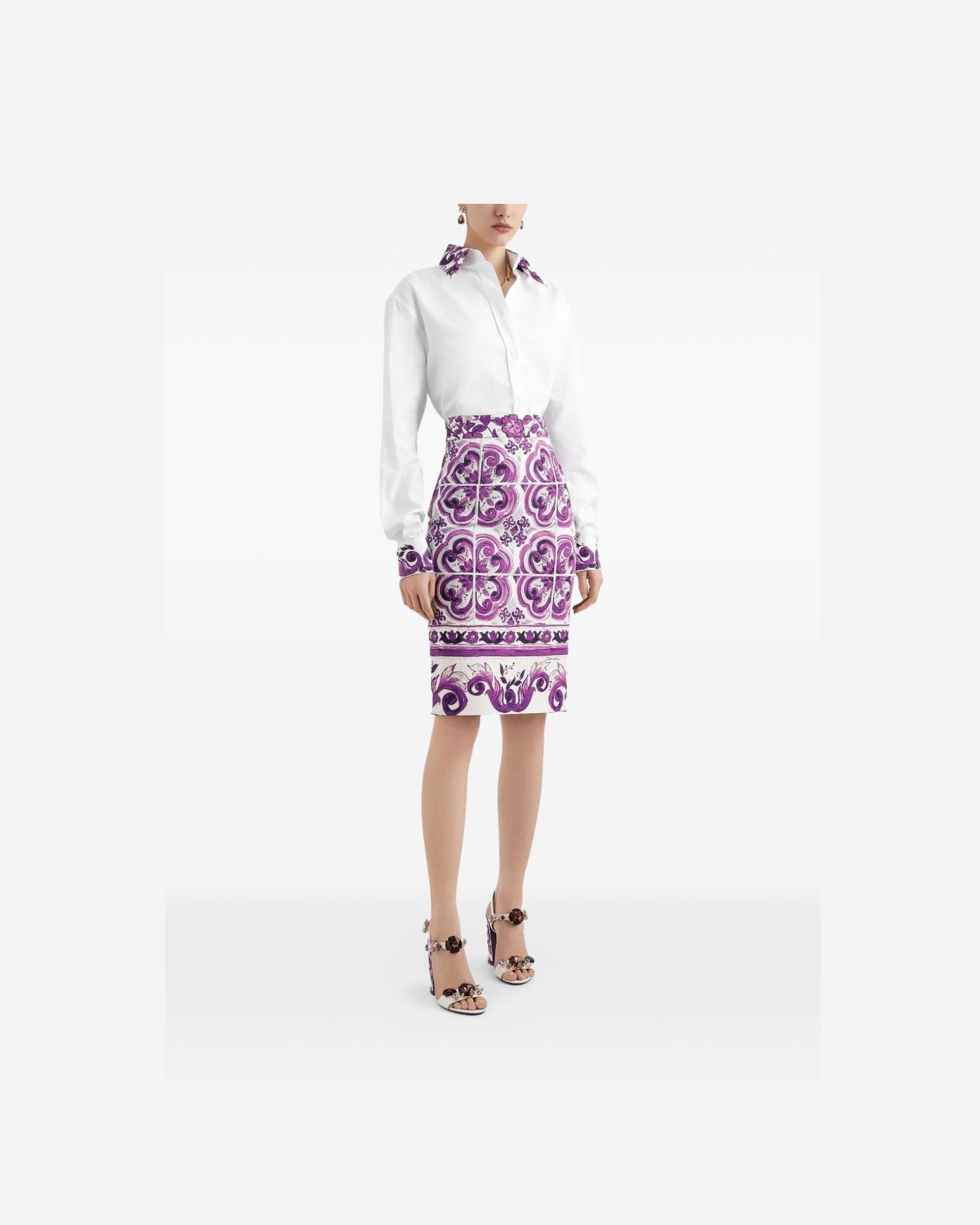 Dolce & Gabbana White Shirt Glam Steals
