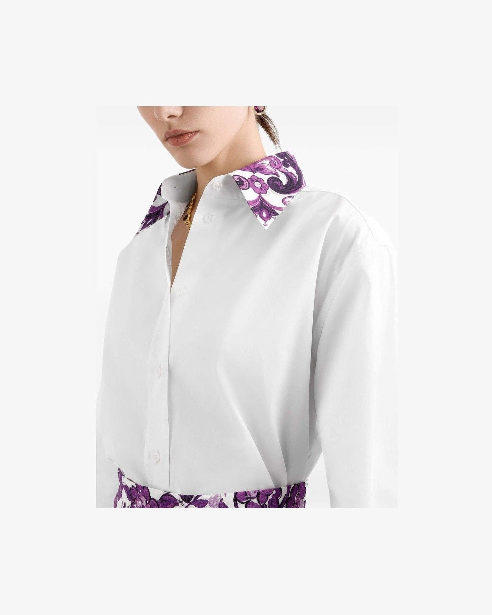 Dolce & Gabbana White Shirt Glam Steals