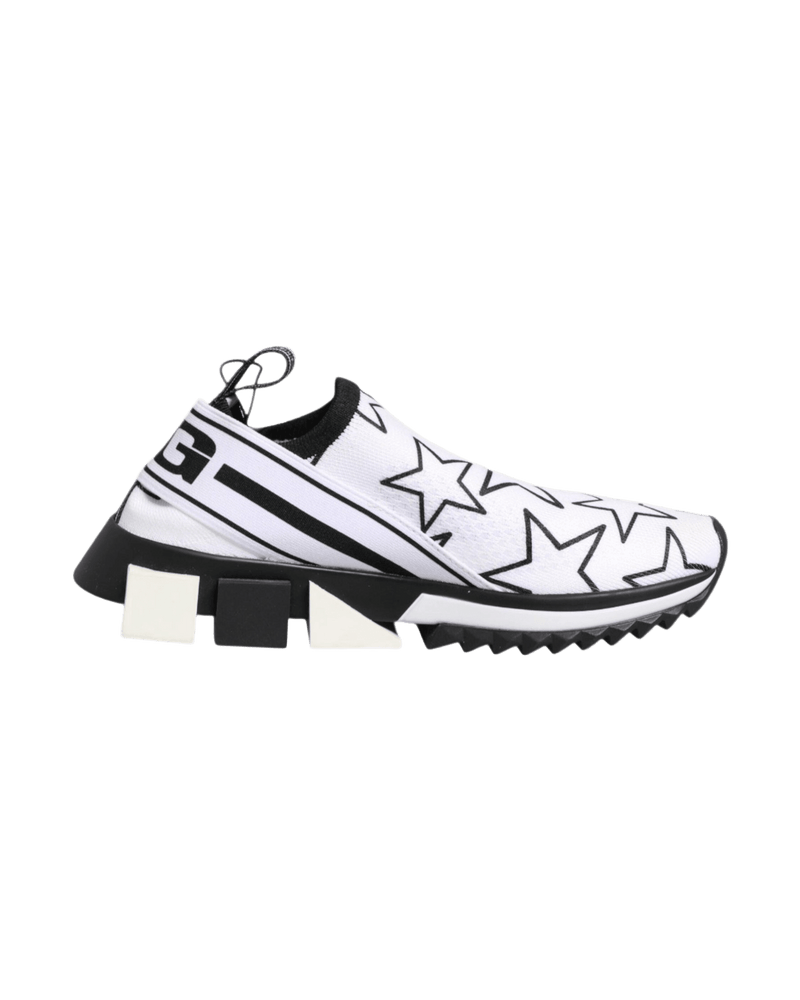 Dolce & White Gabbana Stars Sorrento Low Top Sneakers Shoes Glam Steals