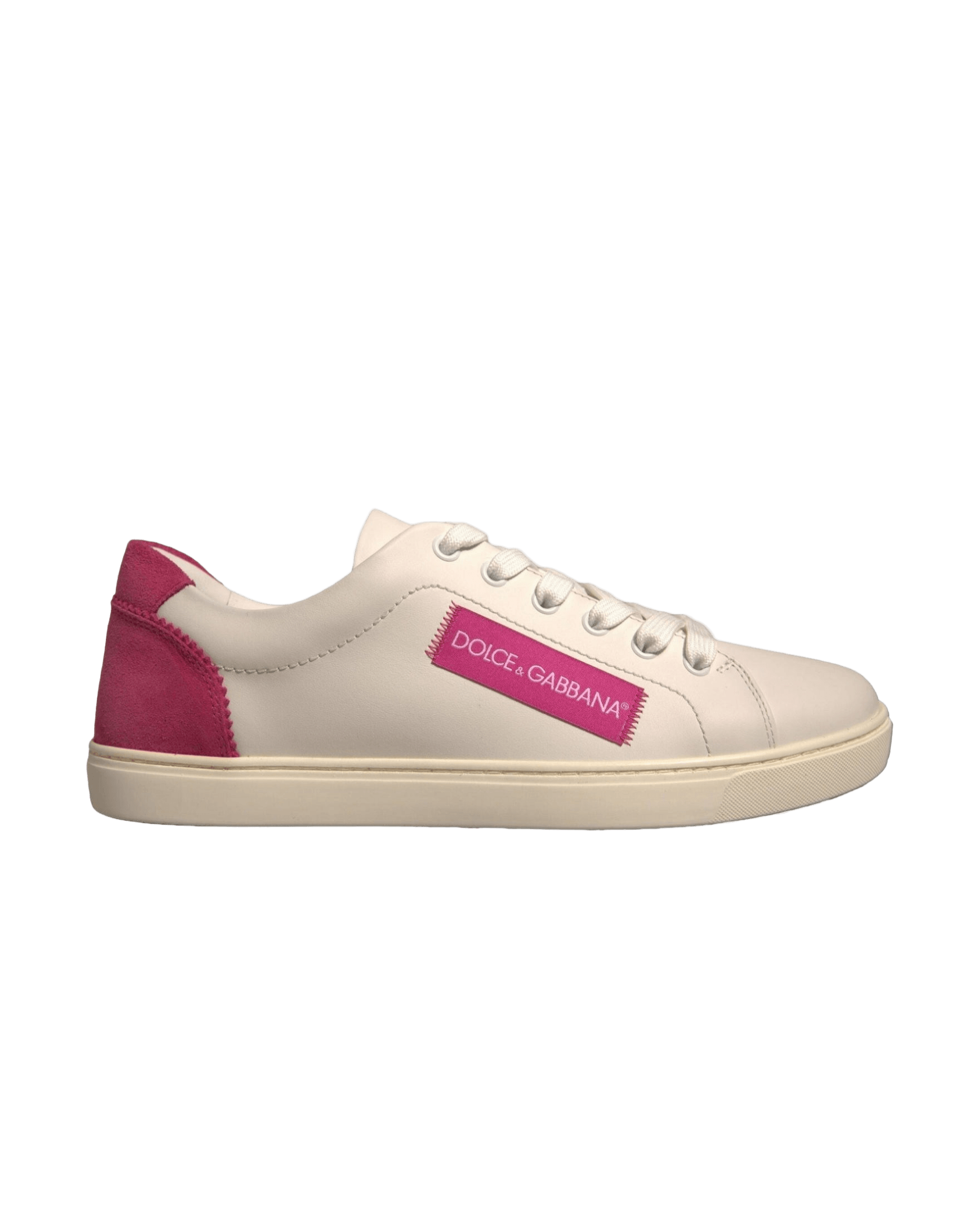 Dolce & Gabbana White Suede Leather Low Top Sneakers Shoes Glam Steals