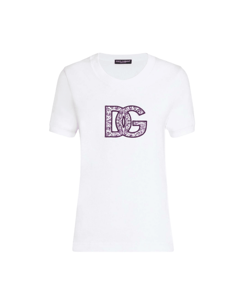 Dolce & Gabbana White T-shirt Glam Steals