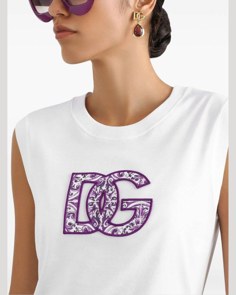 Dolce & Gabbana White T-shirt Glam Steals
