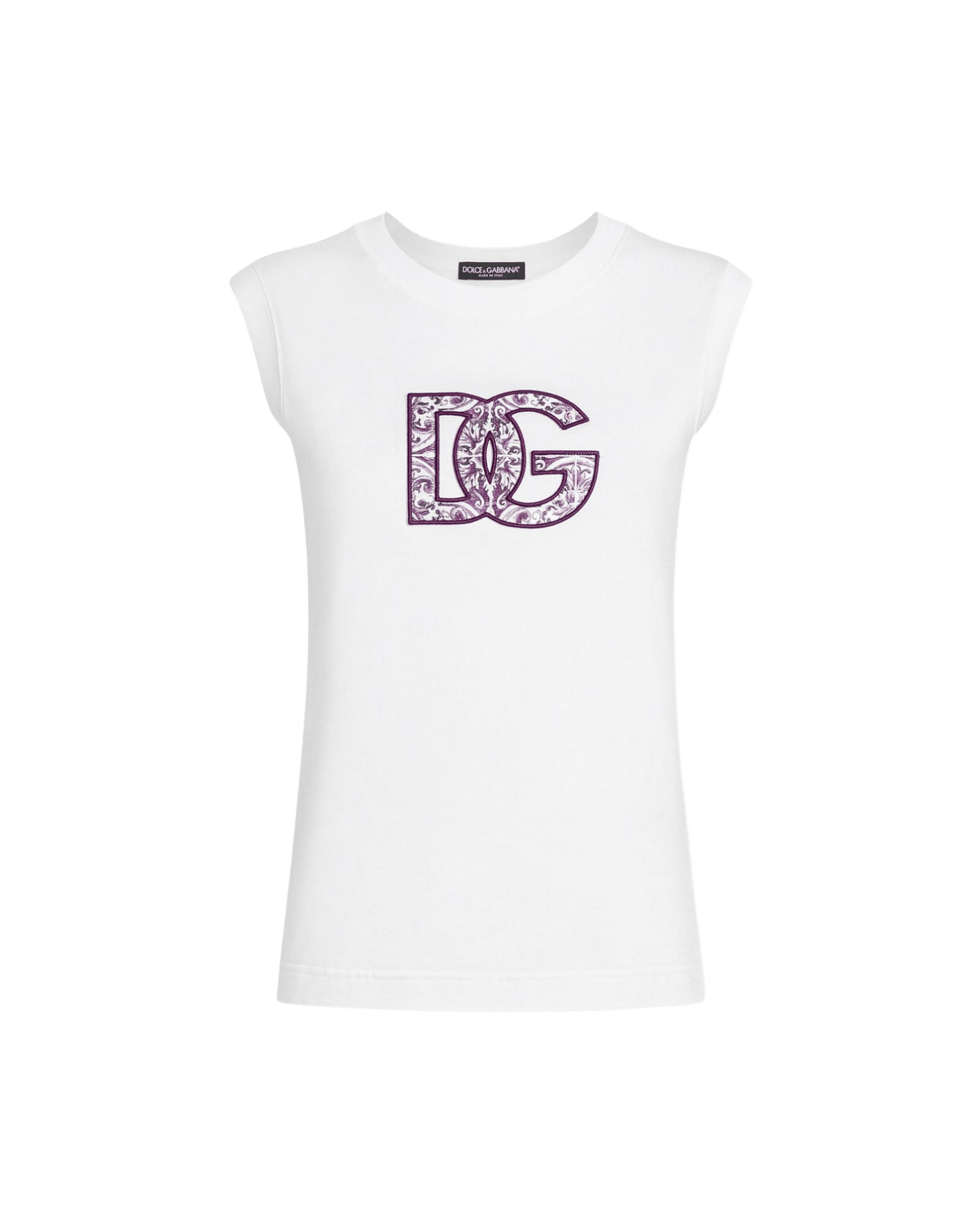Dolce & Gabbana White T-Shirt Glam Steals