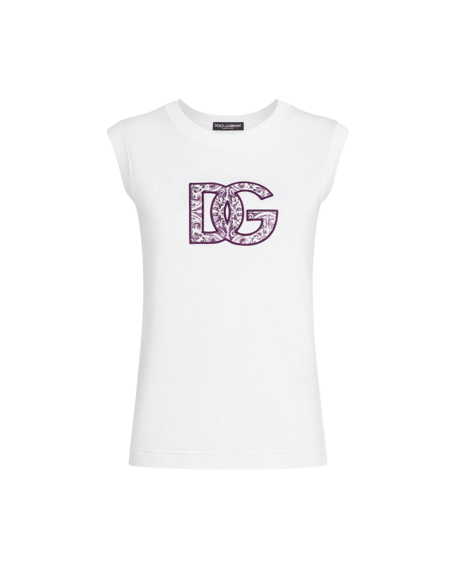 Dolce & Gabbana White T-Shirt Glam Steals