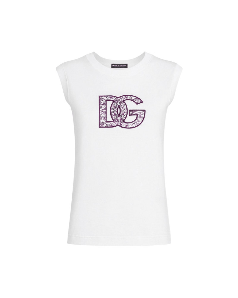 Dolce & Gabbana White T-Shirt Glam Steals