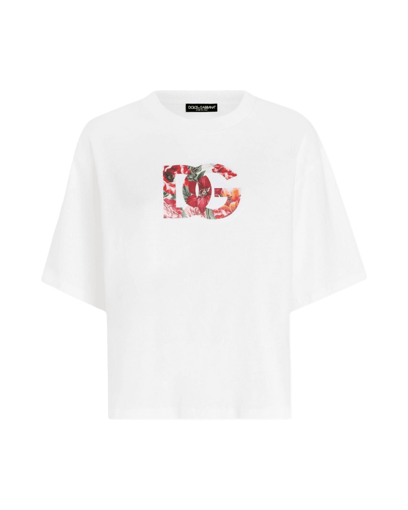 Dolce & Gabbana White T-Shirt Glam Steals