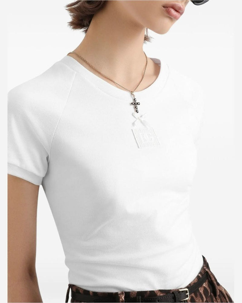 Dolce & Gabbana White T-Shirt Topwear