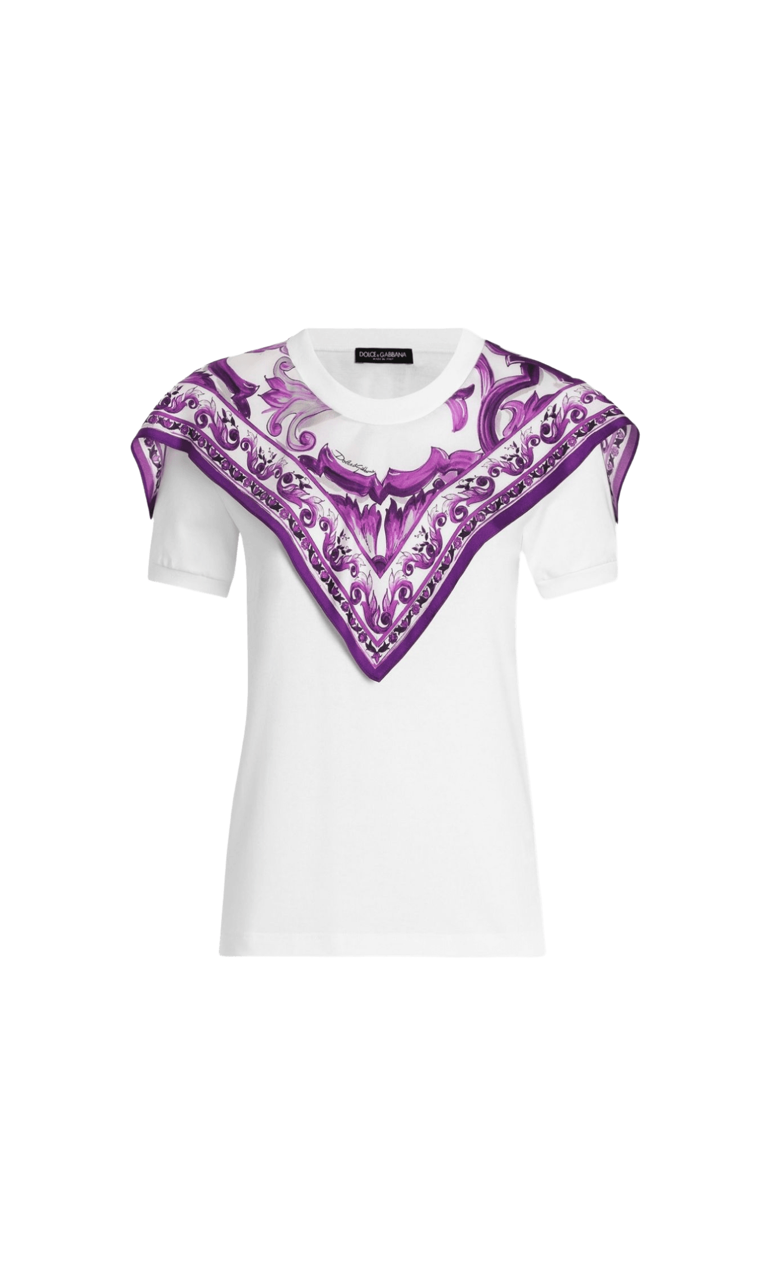 Dolce & Gabbana White T-shirt Glam Steals
