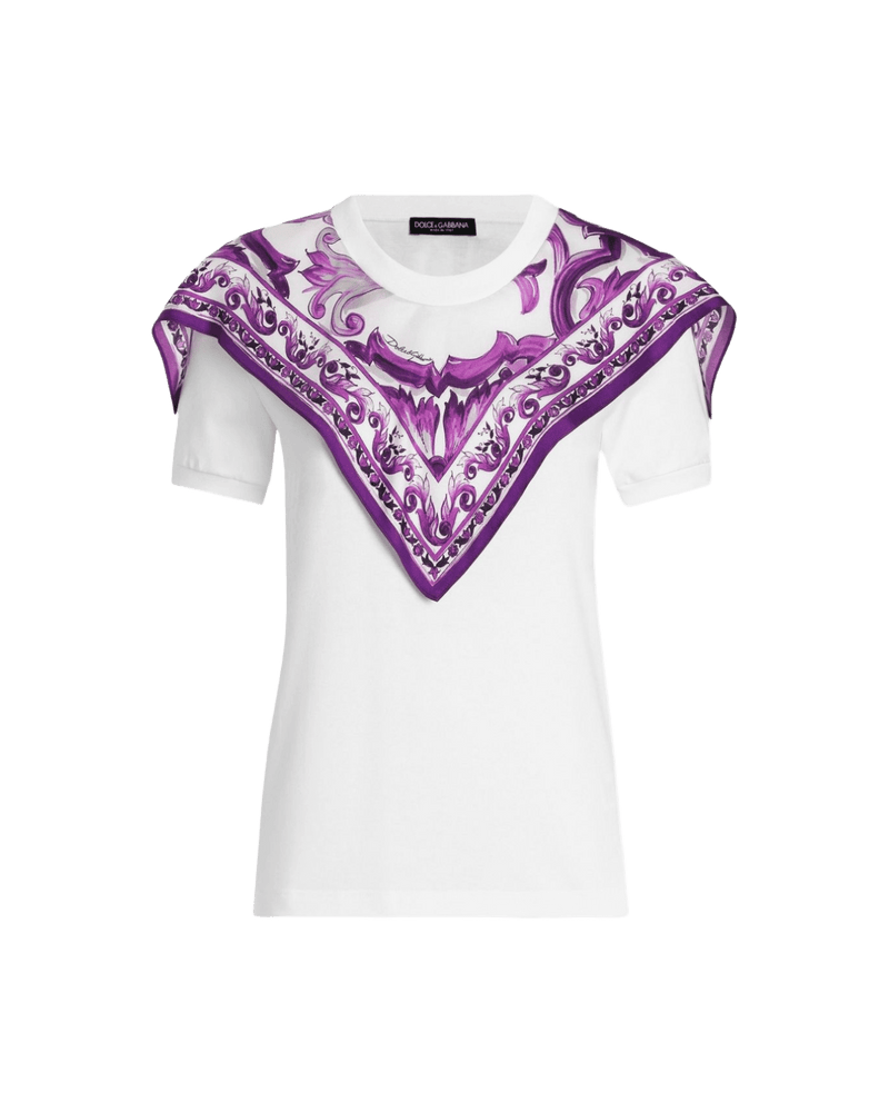 Dolce & Gabbana White T-shirt Glam Steals
