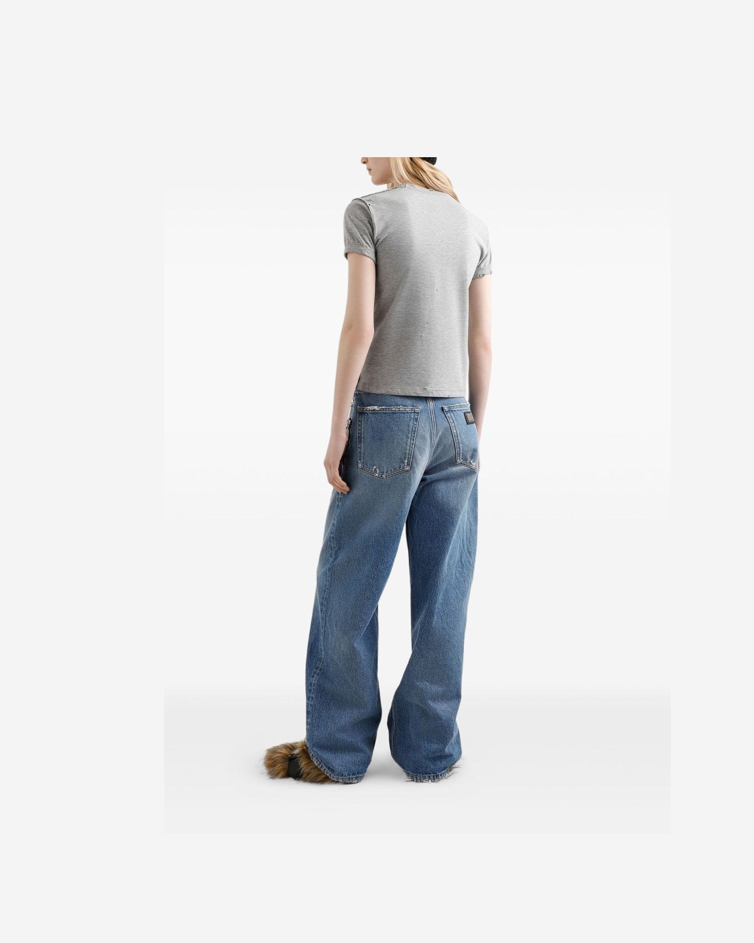 Dolce & Gabbana White T-shirt and Polo Glam Steals