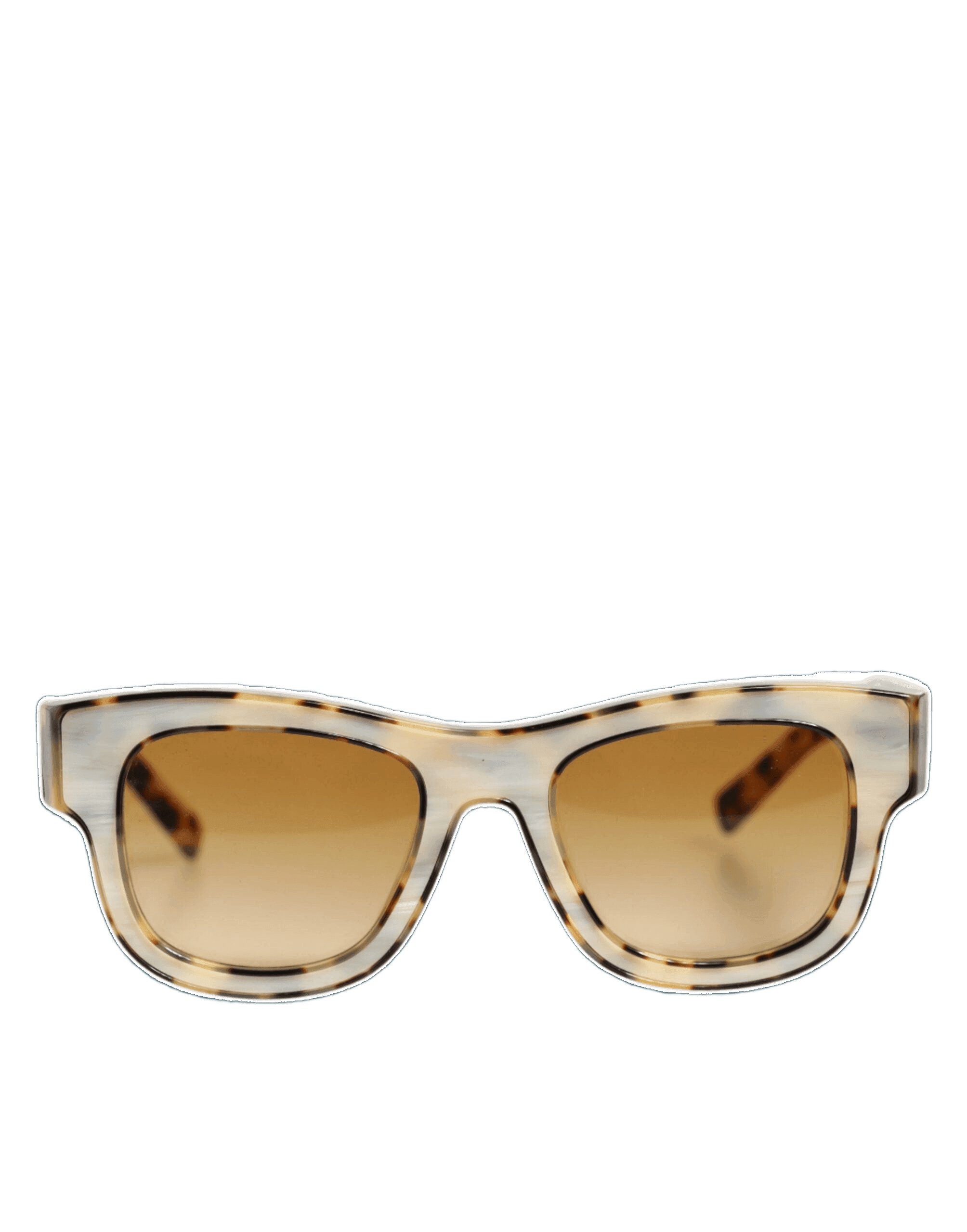 Dolce & Gabbana White Tortoiseshell Gradient Shades Sunglasses