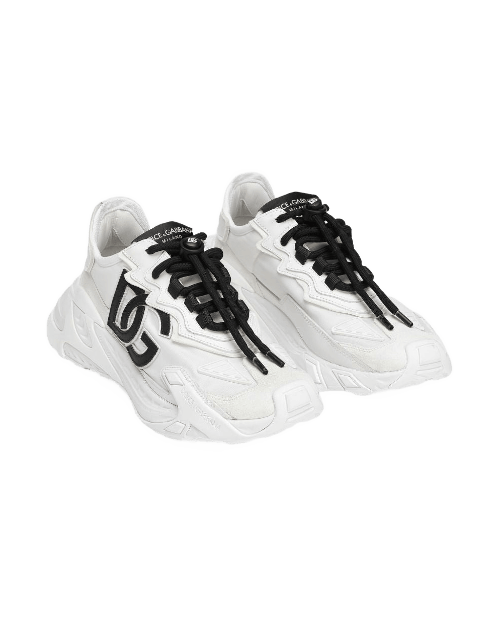 Dolce & Gabbana White and Sneakers Glam Steals