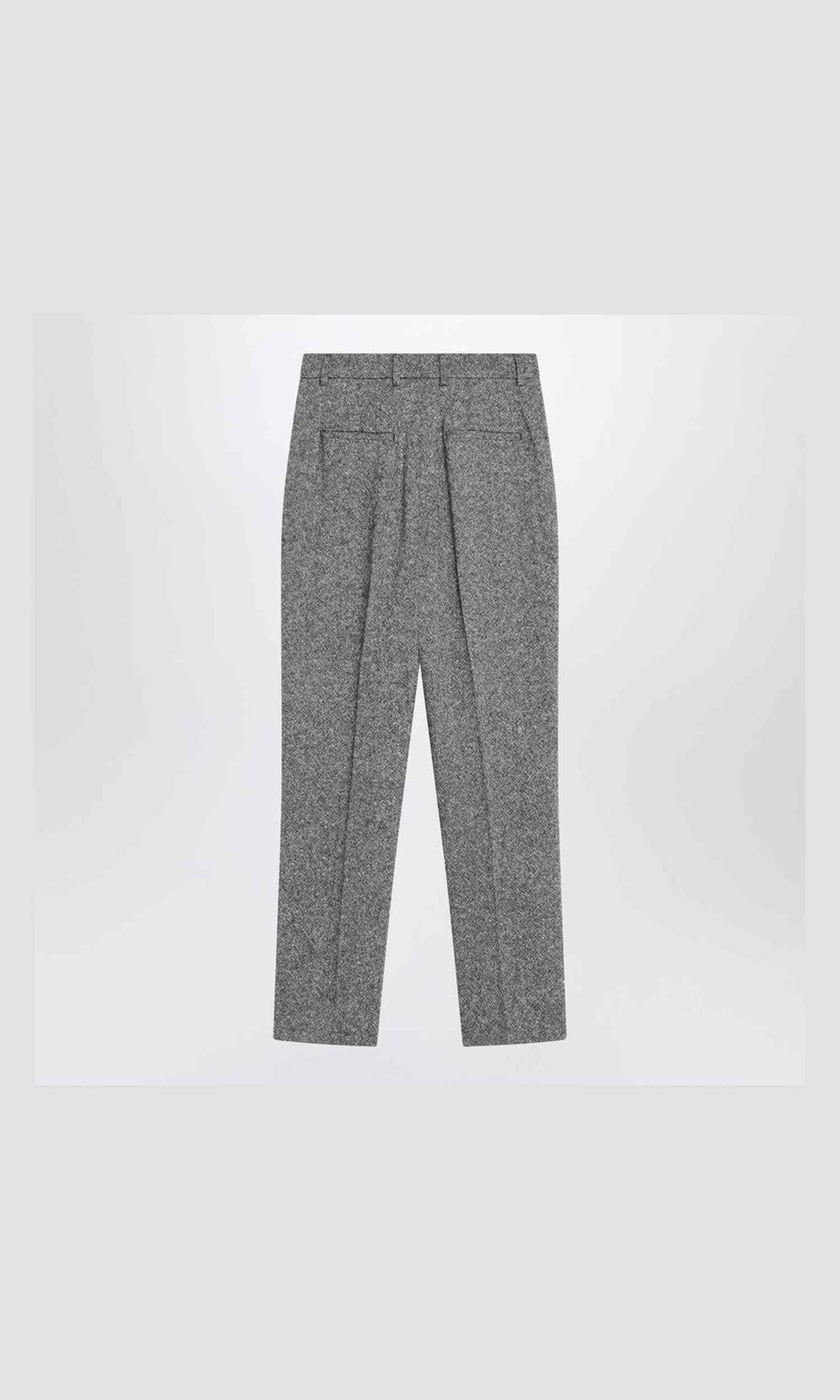 Dolce & Gabbana Wool Blend Dotted Trouser Glam Steals