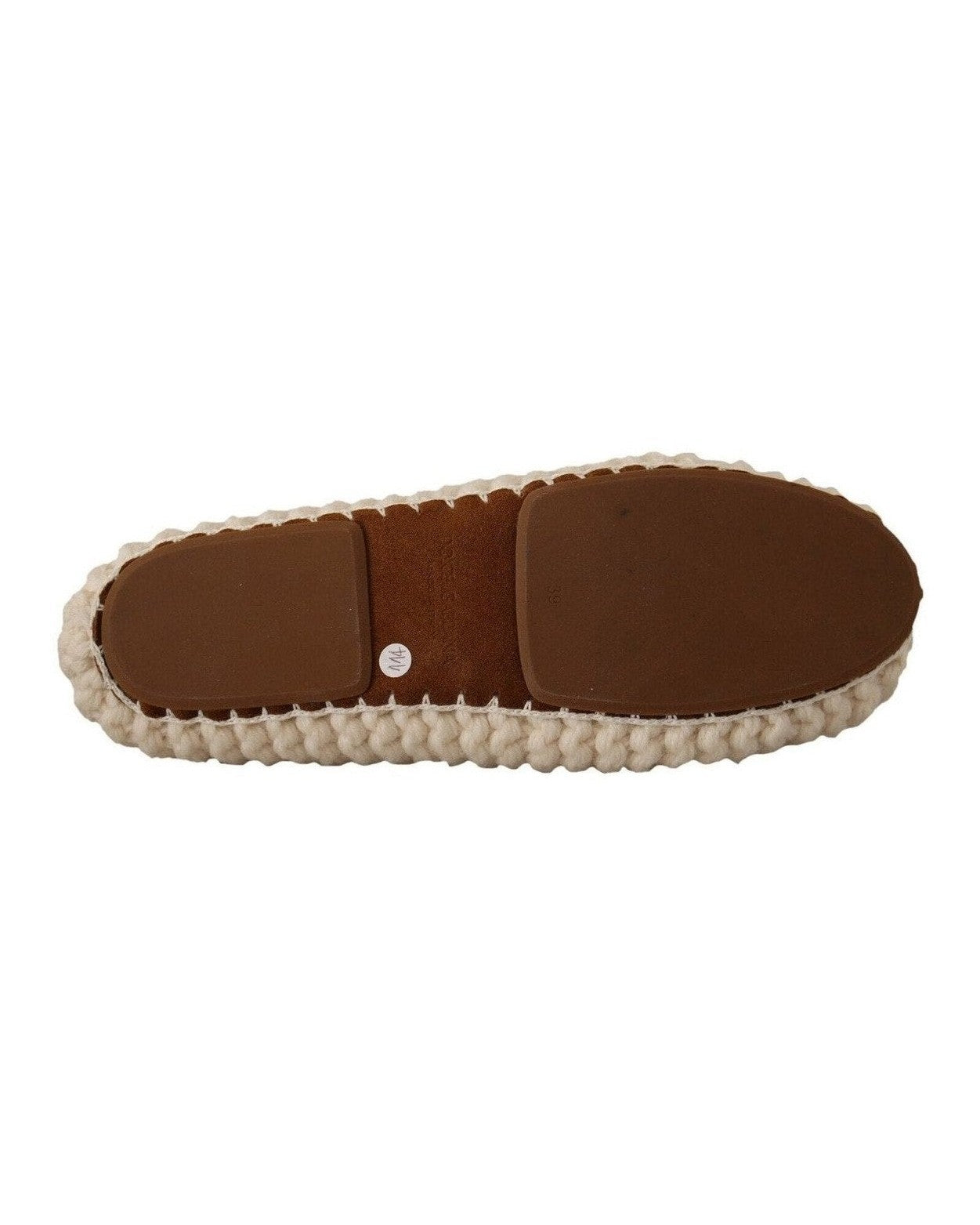 Dolce & Gabbana Wool Chic Knit Ballerina Flats Flats