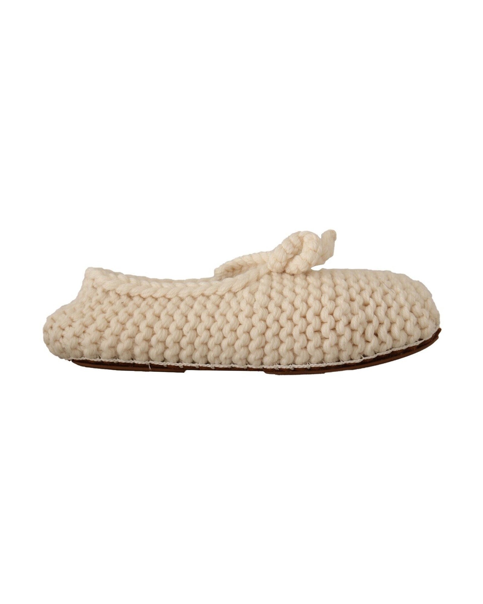 Dolce & Gabbana Wool Chic Knit Ballerina Flats
