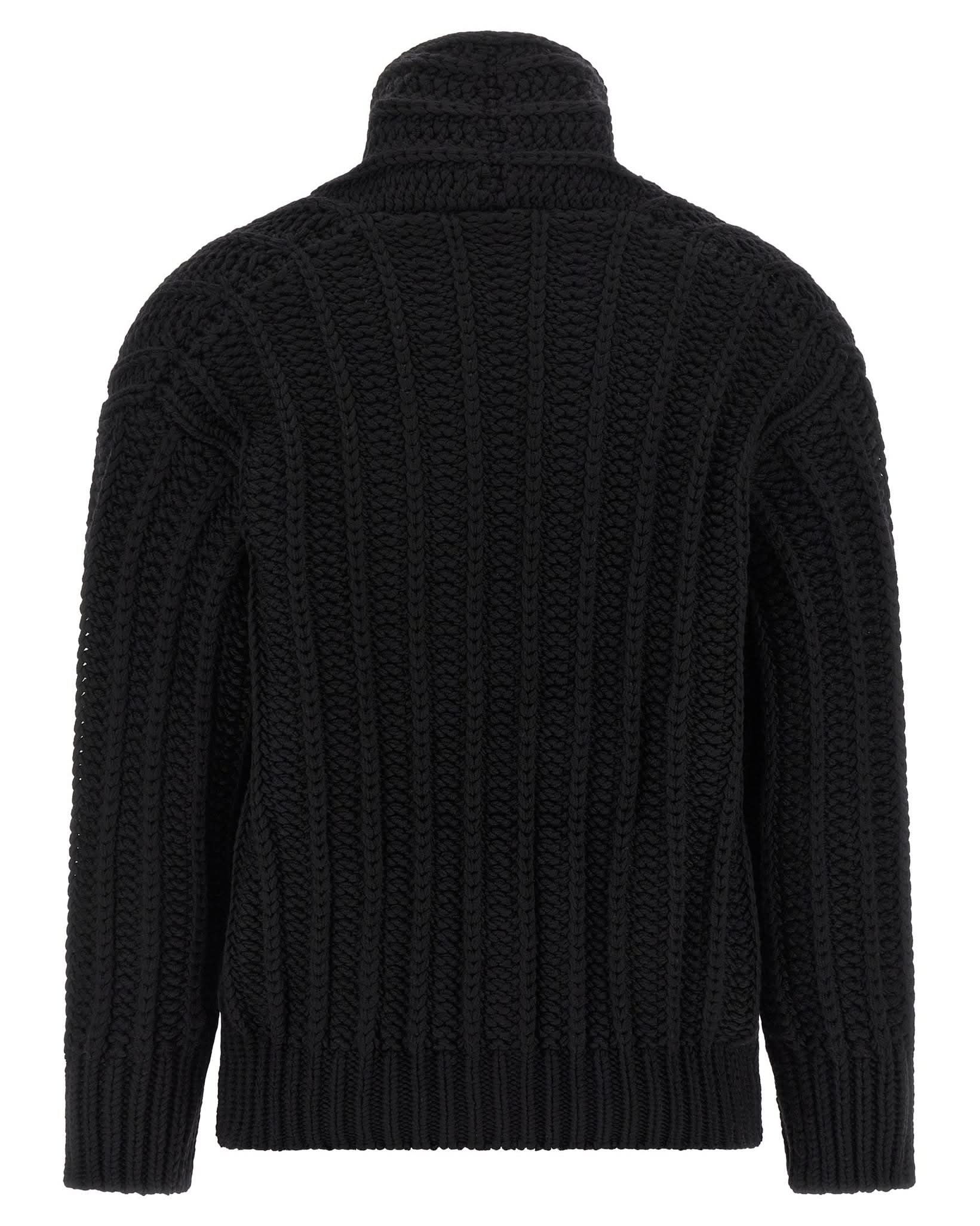 Dolce & Gabbana Wool Coarse Cardigan Glam Steals