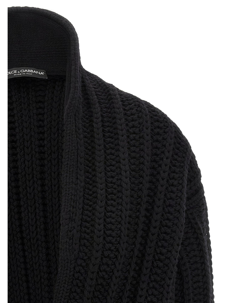 Dolce & Gabbana Wool Coarse Cardigan Glam Steals