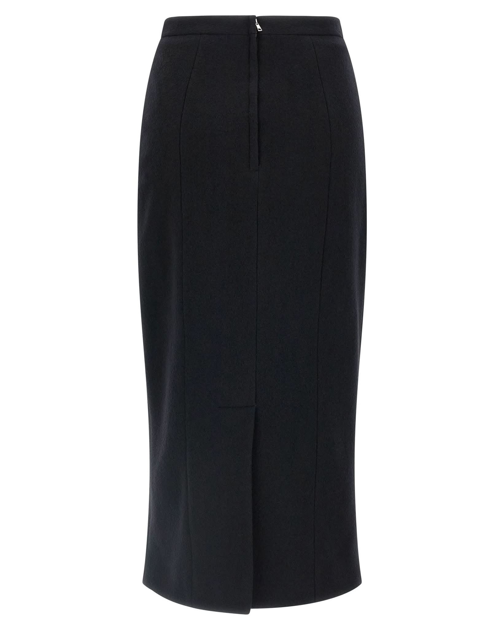 Dolce & Gabbana Wool Sheath Skirt Glam Steals