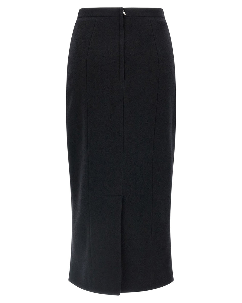 Dolce & Gabbana Wool Sheath Skirt Glam Steals