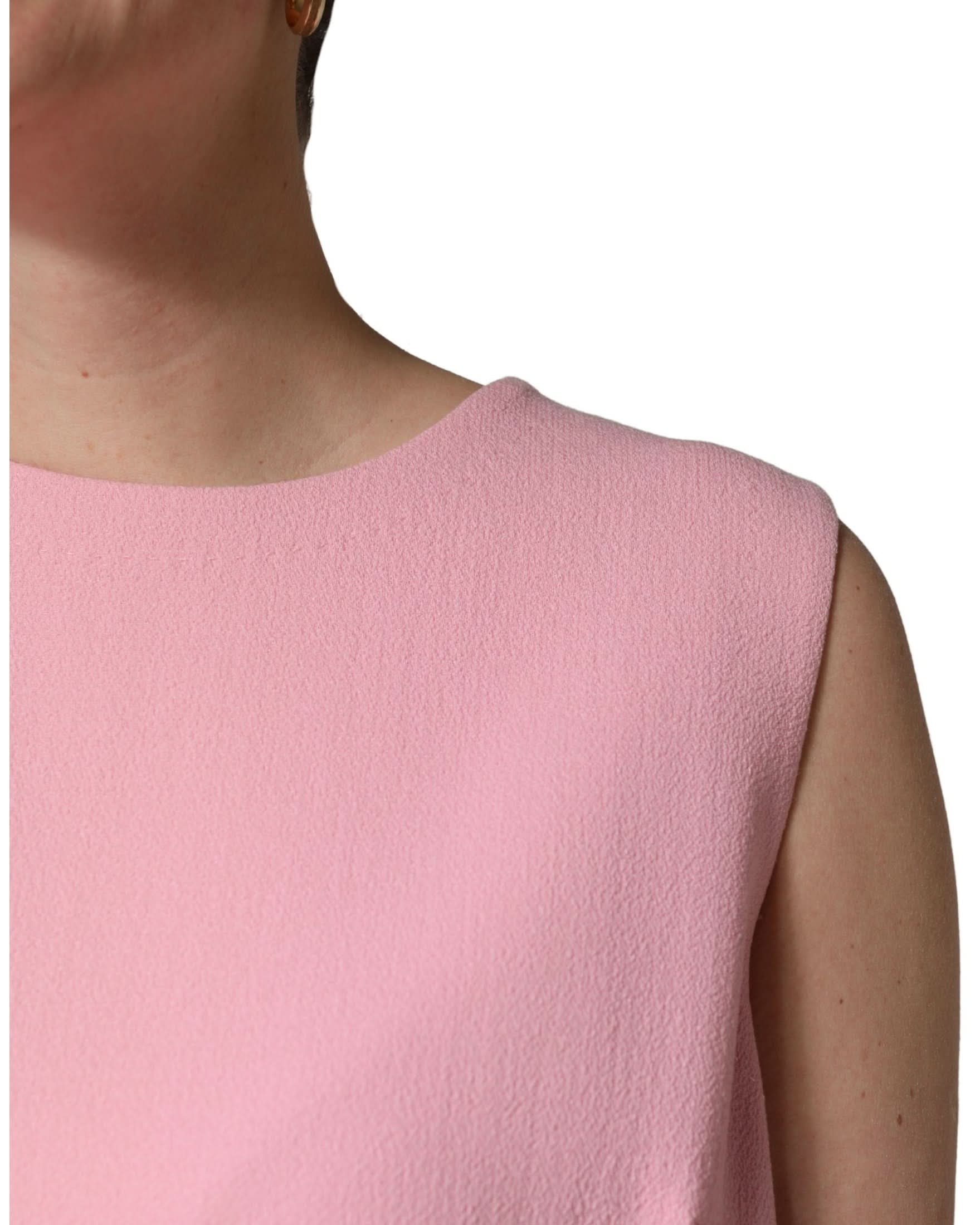 Dolce & Gabbana Wool Sleeveless Shift Mini Dress Glam Steals