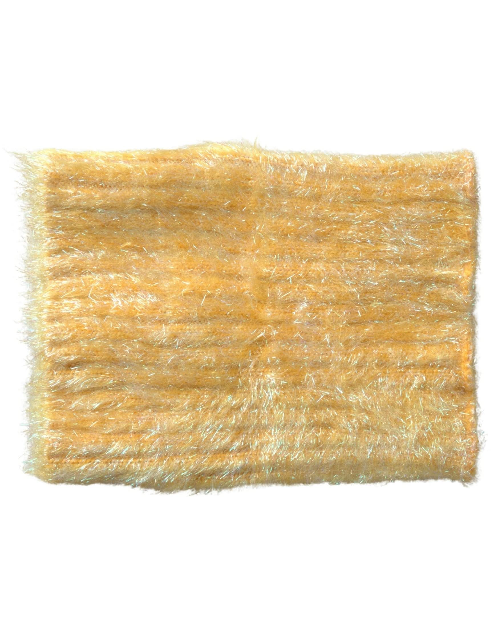 Dolce & Gabbana Yellow Polyester Mohair Fiber Neck Wrap Scarf Scarves & Shawls