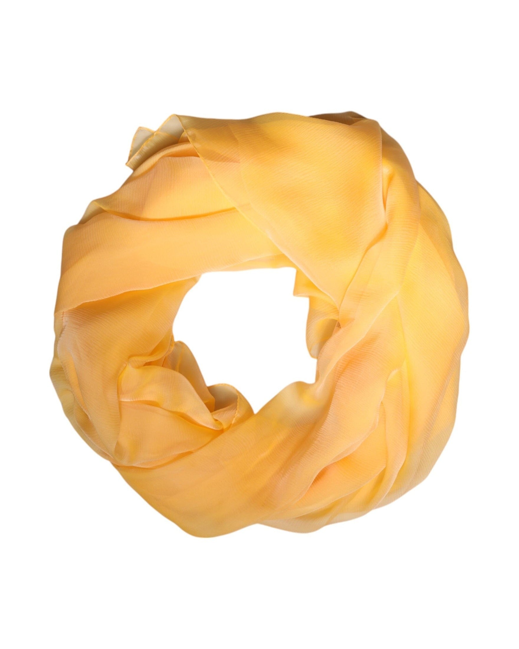 Dolce & Gabbana Yellow Silk Rectangle Wrap Shawl Scarf Glam Steals