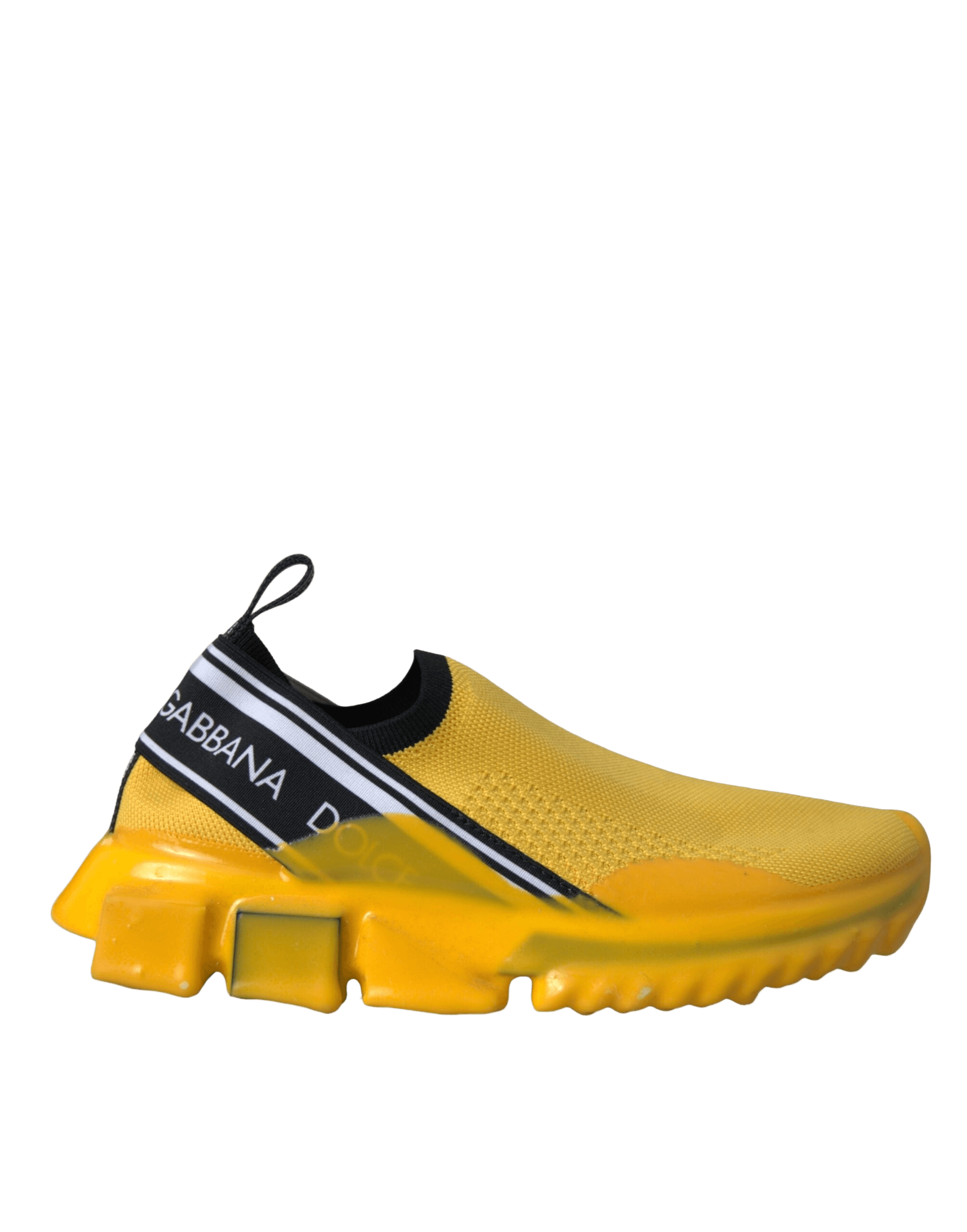 Dolce & Gabbana Yellow Sorrento Slip On Sneakers Women Shoes Glam Steals