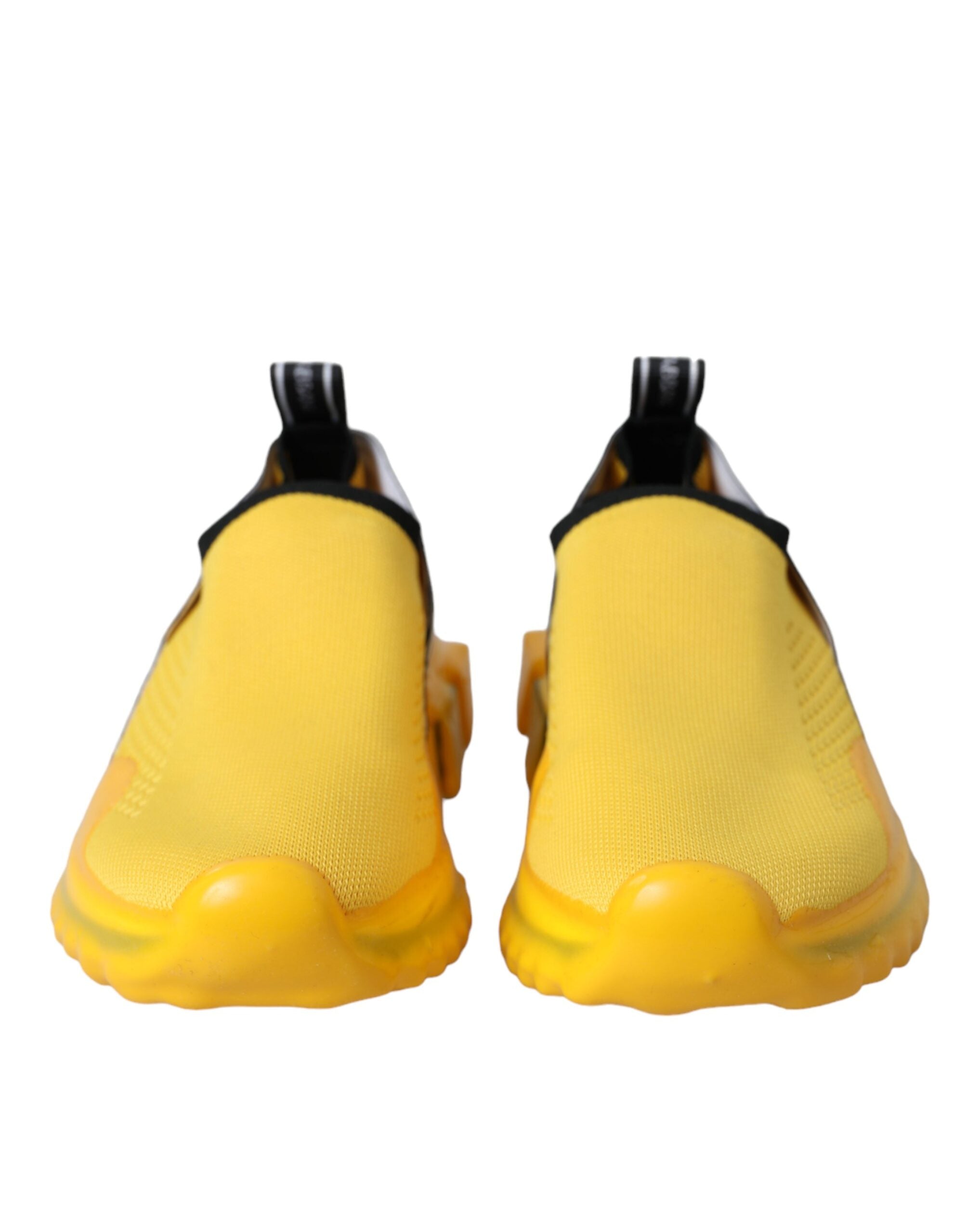 Dolce & Gabbana Yellow Sorrento Slip On Sneakers Women Shoes Glam Steals