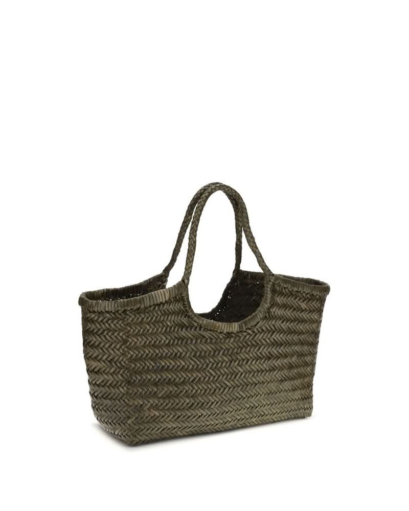 Dragon Diffusion Leather Bicolor Buffalo Shoulder Bag Glam Steals