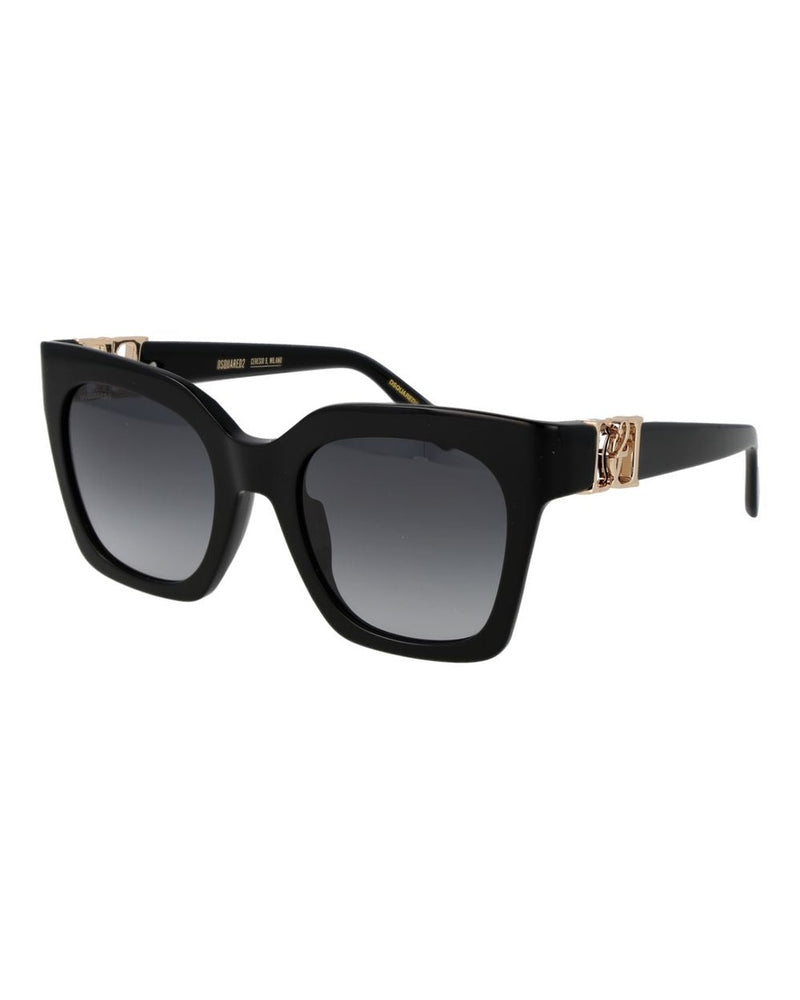 Dsquared² Black Acetate Sunglasses Glam Steals