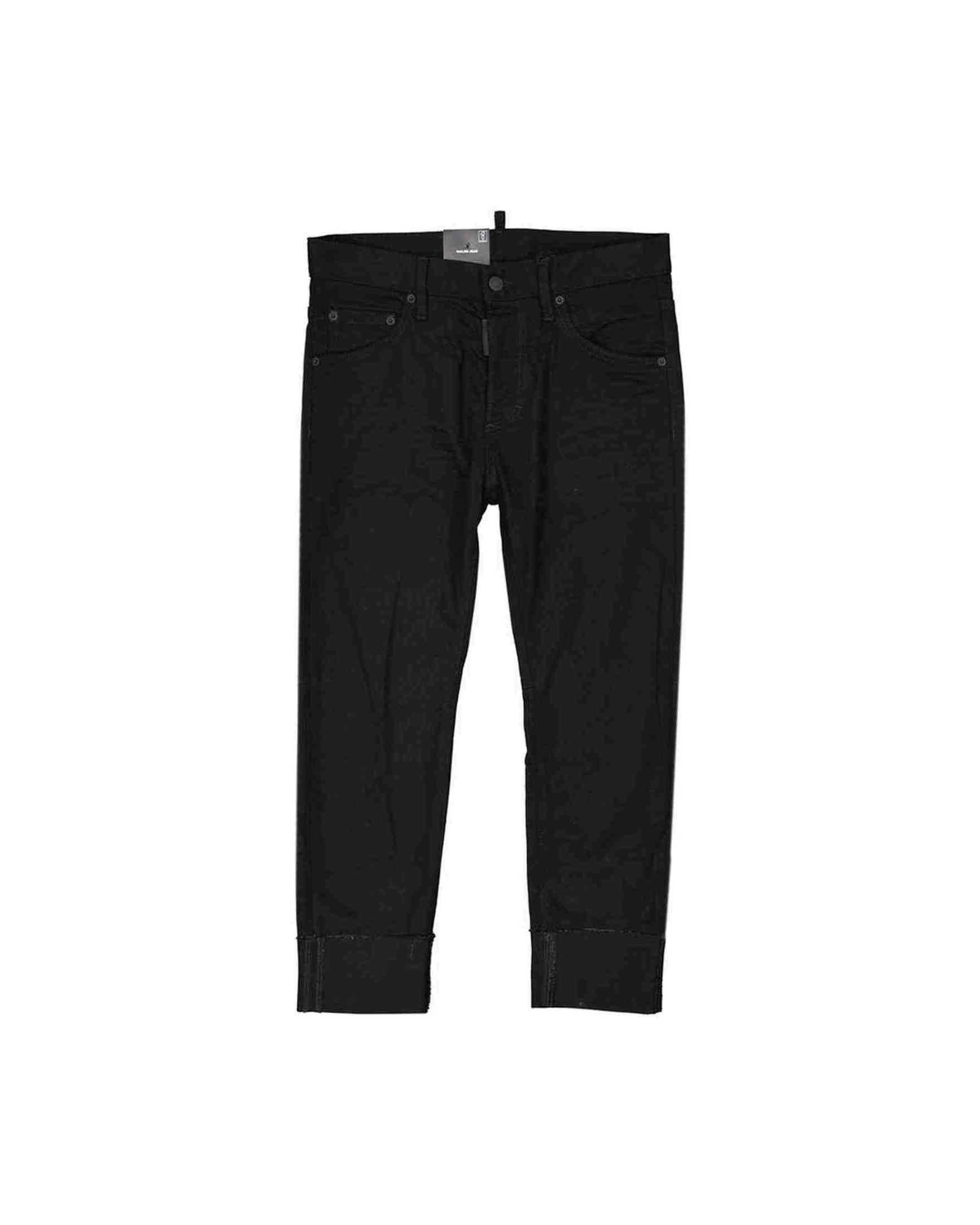 Dsquared² Black Denim Bull Sailor Jeans Glam Steals
