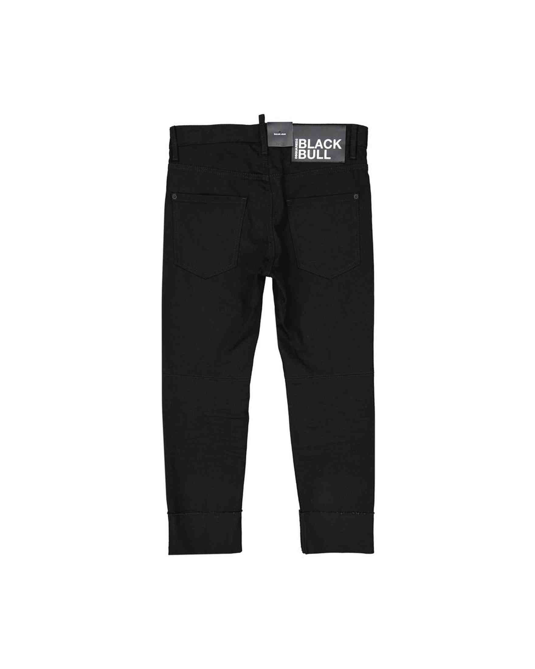 Dsquared² Black Denim Bull Sailor Jeans Glam Steals