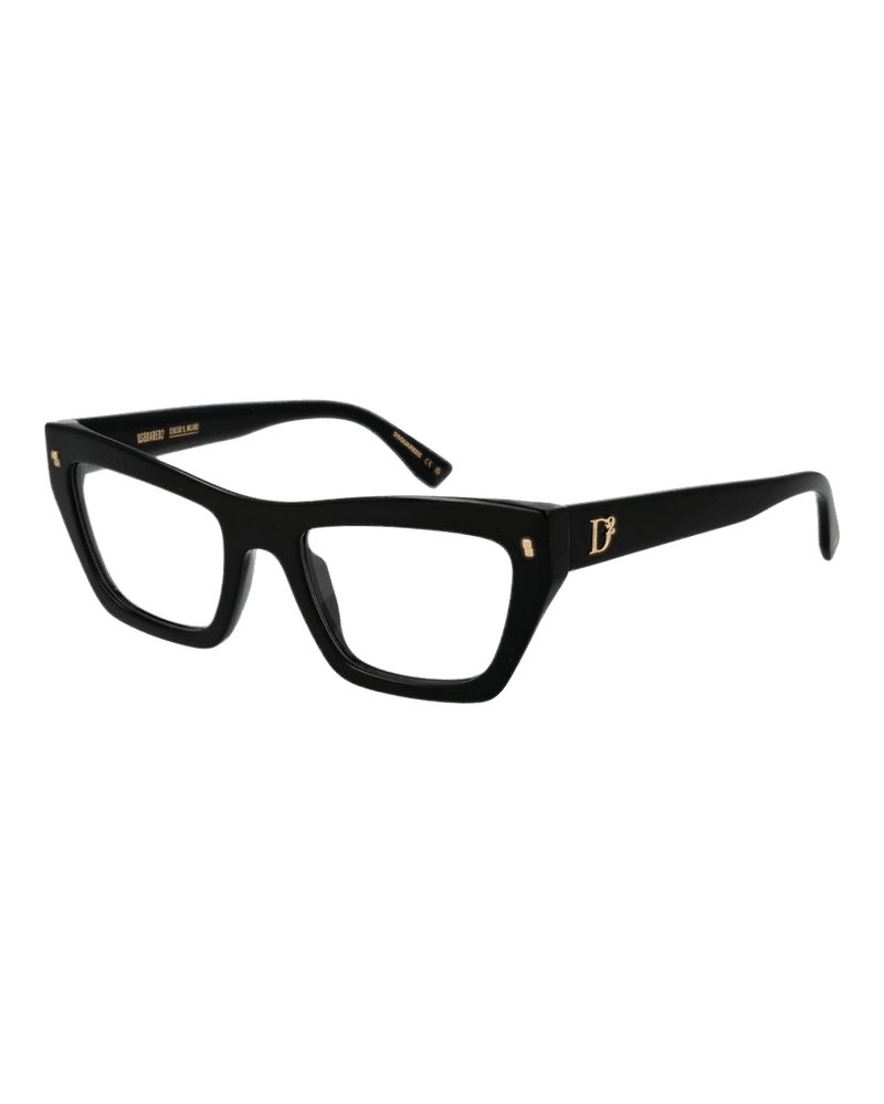 Dsquared² Black Glasses Frame Glam Steals