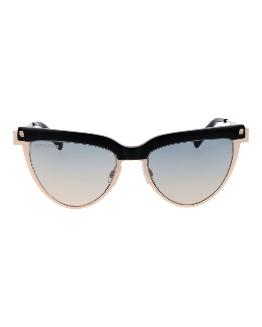 Dsquared² Black Metal Sunglasses Glam Steals