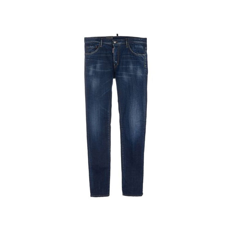 Dsquared² Blue Cotton Skinny Jeans Glam Steals