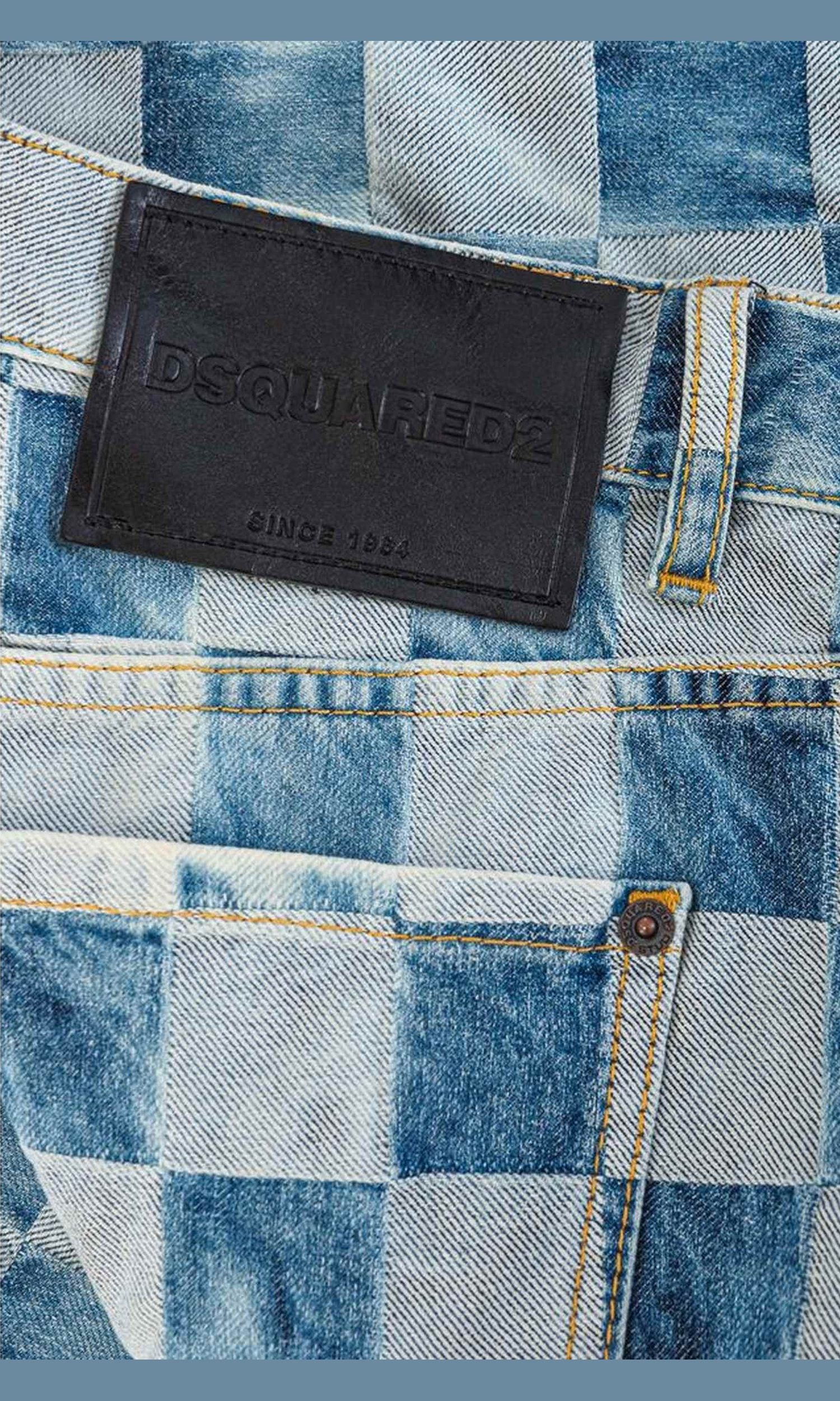Dsquared² Cotton Jeans & Blue Pant Glam Steals
