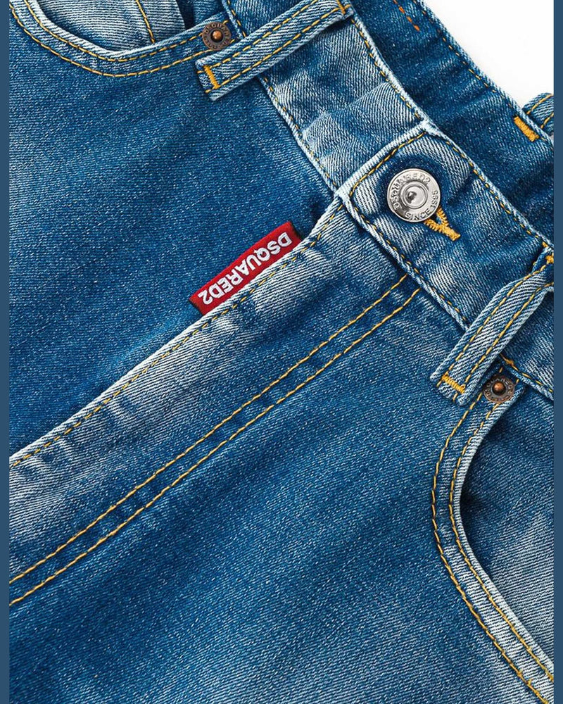 Dsquared² Cotton Jeans & Blue Pant Glam Steals